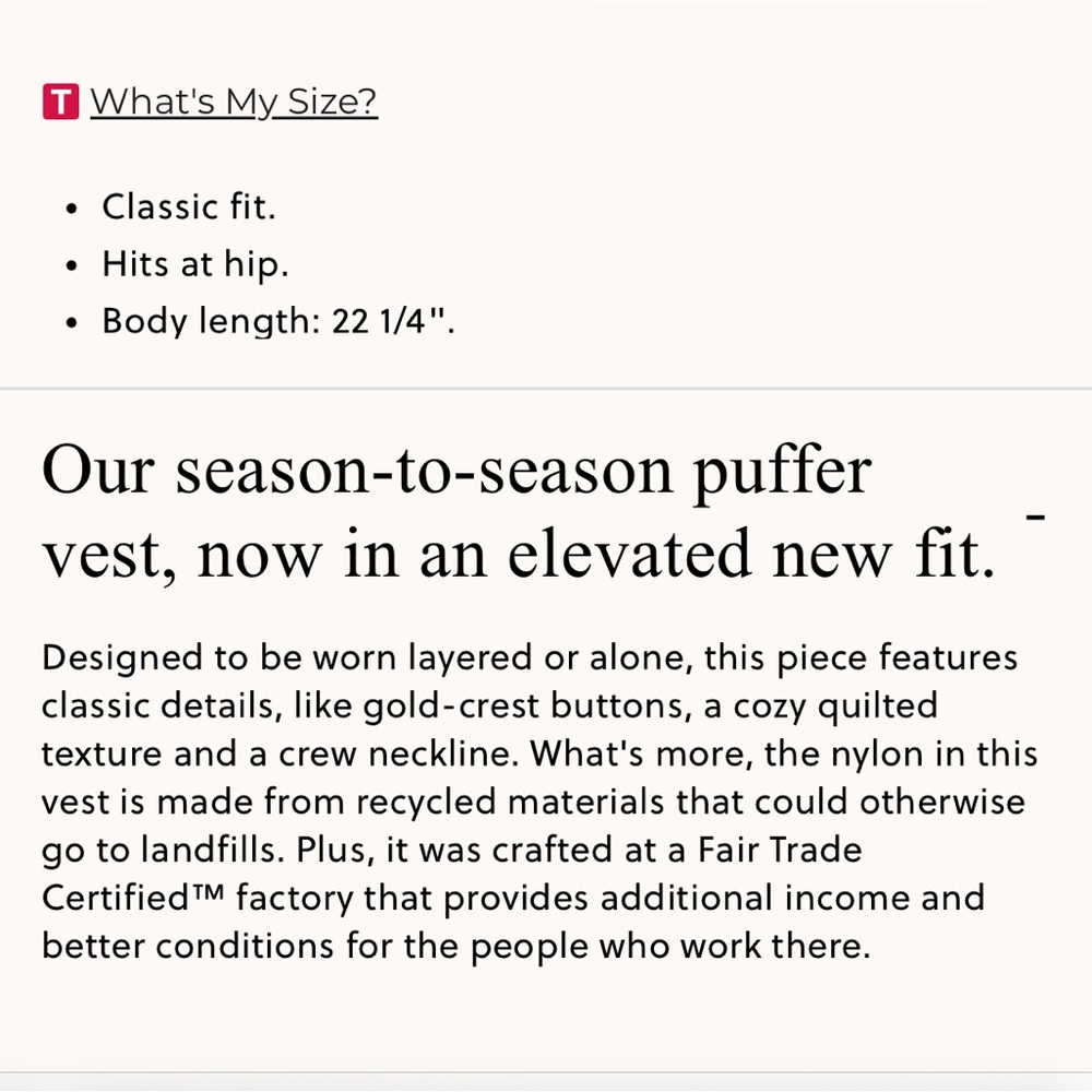 J. Crew Quilted Lightweight Lady Vest - Picture 6 of 6